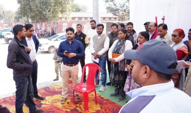 *अंतरिक्ष संगवारी कार्यक्रम की तैयारियों ने पकड़ी रफ़्तार,रणजीता स्टेडियम मे नोडल अधिकारी,सीइओ जिला पंचायत ने अधिकारियों से की चर्चा,दिये आवश्यक दिशा-निर्देश*