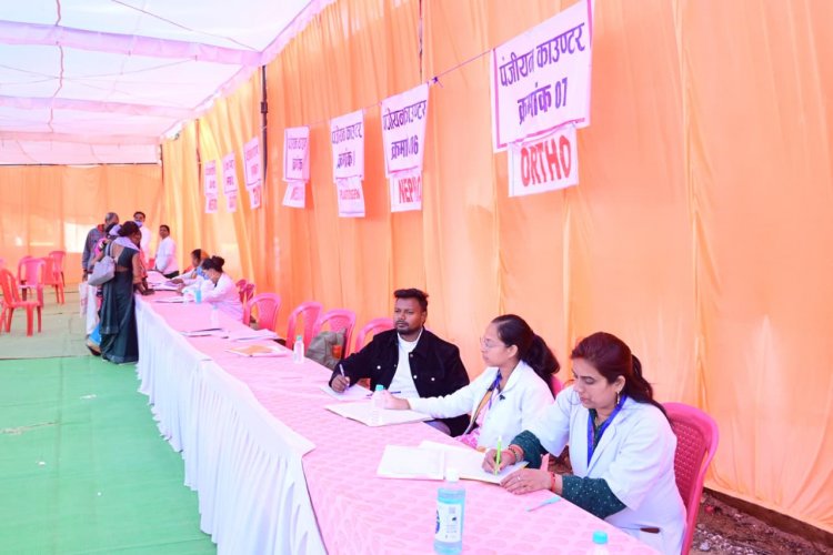 *बगीचा में आयोजित मेगा हेल्थ कैम्प 1100 से अधिक मरीजों का हुआ निःशुल्क स्वास्थ्य परीक्षण,,आवश्यक लैब टेस्ट सहित निःशुल्क दवाईयों का भी किया गया बितरण*