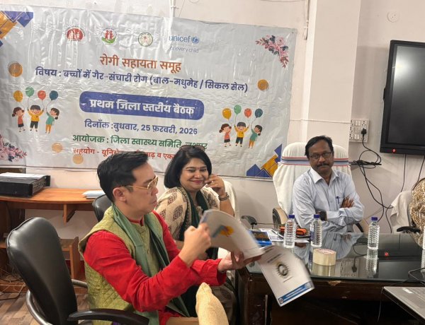 स्वास्थ्य विभाग एवं यूनिसेफ के संयुक्त टीम ने मुख्यमंत्री बाल मधुमेह योजना का आयोजित  कार्यशाला मे बच्चों मे होने वाली टाइप-1 मधुमेह की समय पर पहचान व प्रभावी प्रबंधन पर यूनिसेफ विशेषज्ञों ने दी जानकारी