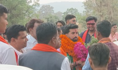 भारतीय जनता पार्टी युवा मोर्चा के नवनियुक्त जिलाध्यक्ष विजय आदित्य सिंह जूदेव के मंडल बगीचा के प्रथम आगमन पर हुआ भव्य स्वागत ,बाइक रैली के साथ गुंजा जय जय जूदेव के नारे