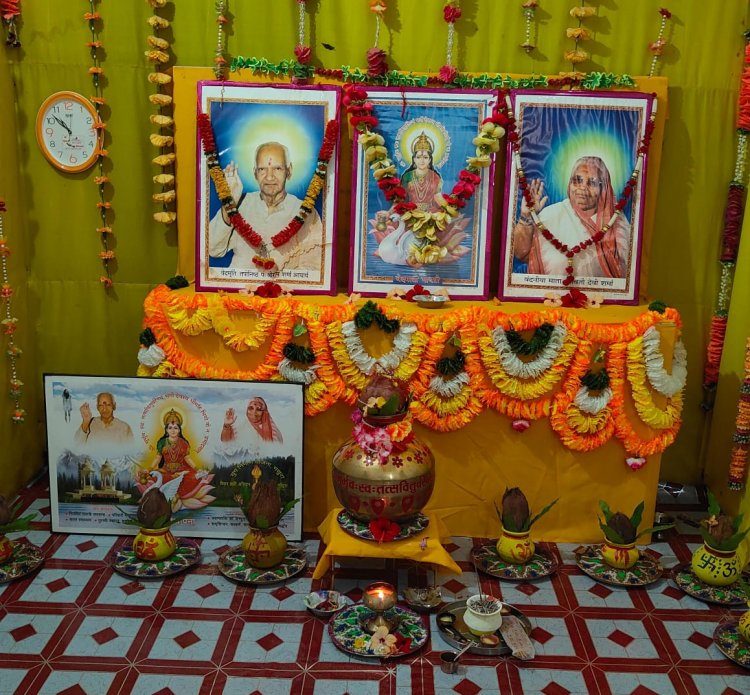 बगीचा में चैत्र नवरात्र पूर्णाहुति    के भव्य पंचकुंडीय गायत्री महायज्ञ श्रद्धा और उत्साह के साथ धुमाधाम से मनाया गया