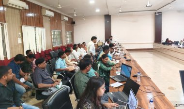 मुख्य कार्यपालन अधिकारी श्री अभिषेक कुमार ने एक दिवसीय कार्यशाला रख कर अध्ययन भ्रमण से वापस आये सरपंचों से लिए सुझाव,