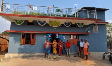 प्रधानमंत्री आवास से लाभान्वित कैलाशदानी ने सरकार को कहा धन्यवाद,,,अब जहरीली जीव जन्तु,पानी के टपकने से मिलेगा निजात