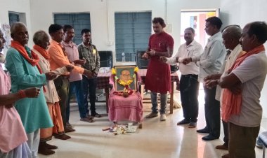 शक्ति केंद्र साहीडांड में बगीचा मंडल अध्यक्ष हरिश कुमार आरिक के उपस्थिति में मनाई गयी भारत रत्न भीमराव अम्बेडकर की जयंती,,याद किया गया बाबा साहब की इतिहास