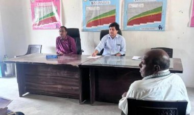 पत्थलगांव के तमता मुढ़ापारा में आयोजित राजस्व सम्बन्धी समस्याओं का शिविर लगाकर किया गया लोगों समाधान