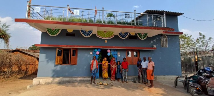 प्रधानमंत्री आवास से लाभान्वित कैलाशदानी ने सरकार को कहा धन्यवाद,,,अब जहरीली जीव जन्तु,पानी के टपकने से मिलेगा निजात