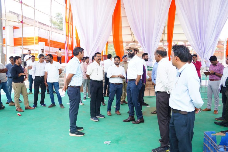 कल मुख्यमंत्री विष्णुदेव साय का जशपुर आगमन होगा,,विभिन्न विकास कार्यों का करेंगे लोकार्पण एवं भूमिपूजन,,, कलेक्टर एवं श्री व्यास एवं एसएसपी श्री सिंह ने तैयारियों का लिए जायजा