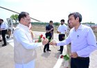 मुख्यमंत्री विष्णुदेव साय के साथ केंद्रीय मंत्री तोखन साहू और कृषि मंत्री श्री रामविचार नेताम पहुंचे बगिया,हुआ आत्मीय स्वागत