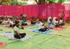 योग केवल व्यायाम नहीं बल्कि स्वस्थ जीवन जीने की कला है,,अधिकारियों कर्मचारियों एवं ग्रामवासियों ने खरसोता में किया योगाभ्यास