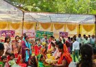 4 बच्चों  का अन्नप्राशन  8 गर्भवती महिलाओं का गोद भराई के साथ मनाया गया सुशासन तिहार
