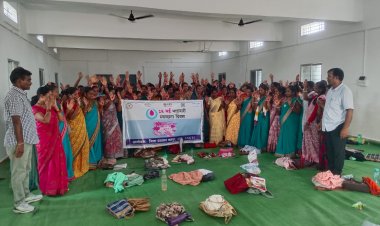 विश्व माहवारी स्वच्छता दिवस: कांसाबेल में स्व - सहायता समूह की महिलाओं के लिए जागरूकता कार्यशाला का हुआ आयोजन