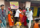 कुदमुरा से गूंजा पोलियो मुक्त भारत का संकल्प, जनपद उपाध्यक्ष अरविंद गुप्ता ने नन्हे बच्चों को पिलाई 'जीवन की दो बूंद'