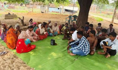 पहाड़ी कोरवा बस्ती में गूंजी 'मन की बात', जनपद उपाध्यक्ष अरविंद गुप्ता बोले— विकास की अंतिम किरण अंतिम व्यक्ति तक पहुँचाना मोदी सरकार का संकल्प