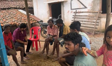 जनपद उपाध्यक्ष अरविंद गुप्ता ने पहाड़ी कोरवा बस्ती में सुनी प्रधानमंत्री नरेंद्र मोदी के 'मन की बात'
