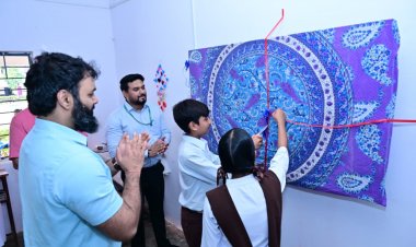 IDBI बैंक की CSR पहल से जशपुर के 8 सरस्वती शिशु मंदिर हुए हाईटेक, स्मार्ट क्लास का कलेक्टर ने किया शुभारंभ"