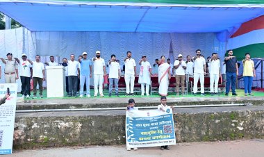 बच्चों से युवाओं तक दौड़ा जशपुर, विधायक रायमुनी भगत ने दिया समृद्ध भारत का संकल्प नशे से दूर, राष्ट्र निर्माण के करीब—स्वतंत्रता दौड़ में गूंजा ‘नशामुक्त भारत’ का संदेश