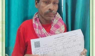 वर्षों से पिता के नाम थी जमीन, लोक सेवा गारंटी से रतम राम के नाम हुआ फौती नामांतरण”