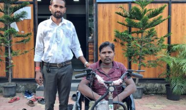 बगिया कैंप कार्यालय में तत्काल मदद, बिंदे राम को मिली बैटरी चलित ट्राईसाइकिल; मुख्यमंत्री विष्णुदेव साय का जताया आभार