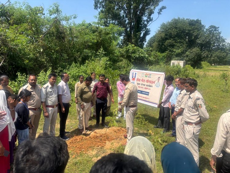 हरियाली बढ़ाने का संकल्प, जशपुर वनमंडल के परिक्षेत्रों में चला पौधरोपण अभियान