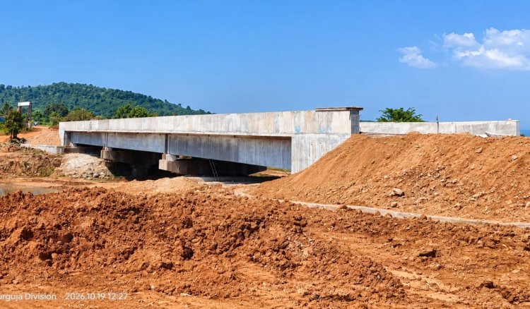 सन्ना मार्ग पर विकास को मिलेगी नई रफ्तार, मरगा नाला पर 4.52 करोड़ की लागत से बन रहा उच्च स्तरीय पुल